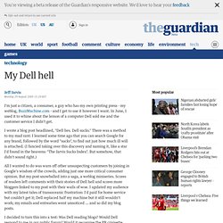 My Dell hell