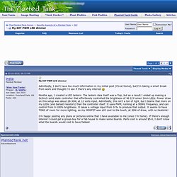 My DIY PWM LED dimmer