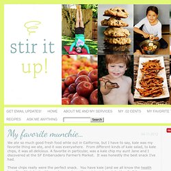 My favorite munchie… » Stir It Up!