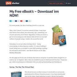 My Free eBook's - Download 'em NOW!