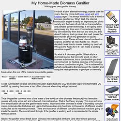 My Home-Made Biomass Gasifier