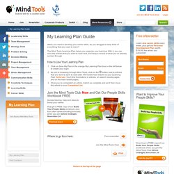 My Learning Plan Guide