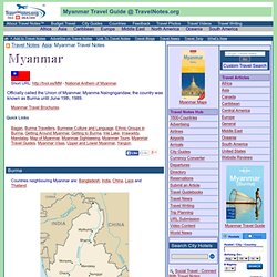 Myanmar Travel Notes