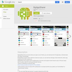 MyAppSharer - Android Market