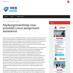 MyAssignmenthelp now provides Linux assignment assistance
