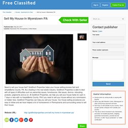 Sell my house in Myerstown PA – Free Classifieds Site in USA India UAE Instant Approve Ads MedsDena.com