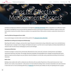 MyEventOrganizers - Tips for Effective Management Success
