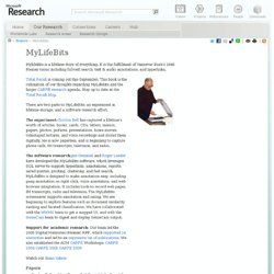 MyLifeBits
