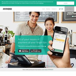 Pay with your mobile. Pay with MYMOID