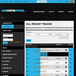MyMP3Pool.com Digital DJ MP3 Record Pool (DJs Only) Music for Serato Scratch, Final Scratch, Pioneer CDJs, M-Audio Torq, Traktor