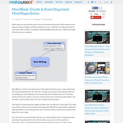 MyndBook: Create & Share Organized Mind Maps Online