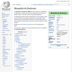 Myopathie de Duchenne