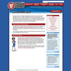 About the MySecureCyberspace Game - The Carnegie Cyber Academy - An Online Safety site and Games for Kids