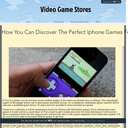 best iphone games