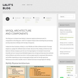 MySQL Architecture and Components