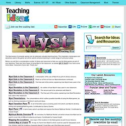 Teaching Themes - Myst