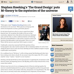 Stephen Hawking's 'The Grand Design' puts M-theory to the mysteries of the universe