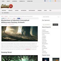 Mysterious & Fabulous Conceptual Widescreen Fantasy Artwork
