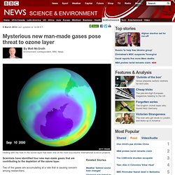 News - Mysterious new man-made gases pose threat to ozone layer