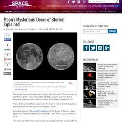 Moon's Mysterious 'Ocean of Storms' Explained