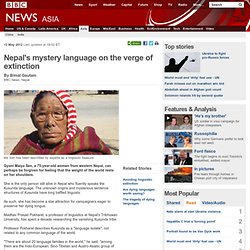 Nepal's mystery language on the verge of extinction