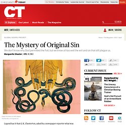 The Mystery of Original Sin