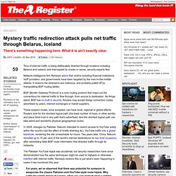 Mystery traffic redirection attack pulls net traffic through Belarus, Iceland