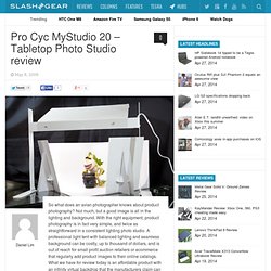 Pro Cyc MyStudio 20 – Tabletop Photo Studio review