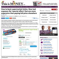 New tool from mySupermarket exposes the 'special offers' that are more expensive than paying full price elsewhere