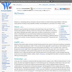 MyTeam11 - EverybodyWiki Bios & Wiki