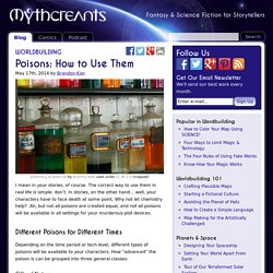 Mythcreants » Poisons: How to Use Them