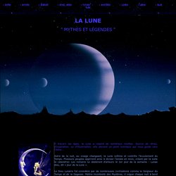 Mythes - La Lune