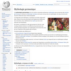 Mythologie germanique