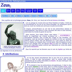 Mythologie grecque : Zeus 1