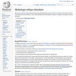 Mythologie celtique irlandaise