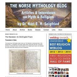 Articles & Interviews on Myth & Religion