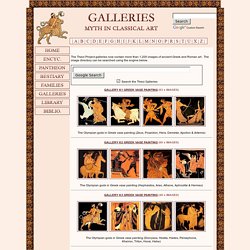 Mythology in Classical Greek and Roman Art