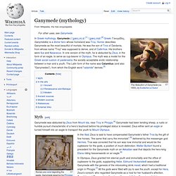 Ganymede (mythology)