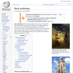 Slavic mythology