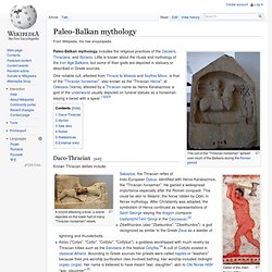 Paleo-Balkan mythology
