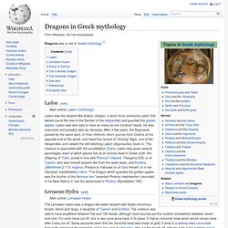 Dragons in Greek mythology