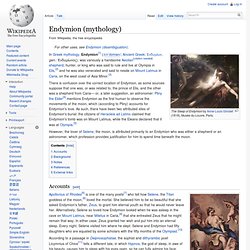 Endymion (mythology)