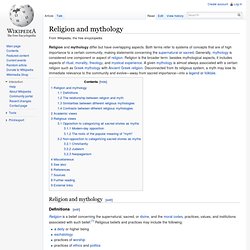 Religion and mythology