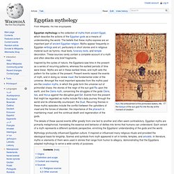 Egyptian mythology