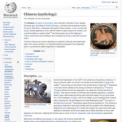 Chimera (mythology)