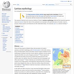 Latvian mythology