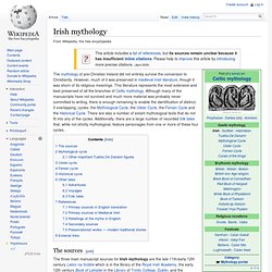 Irish mythology