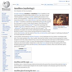 Amalthea (mythology)