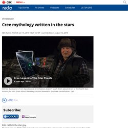 Cree mythology written in the stars