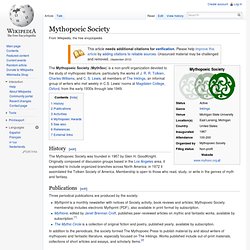 Mythopoeic Society